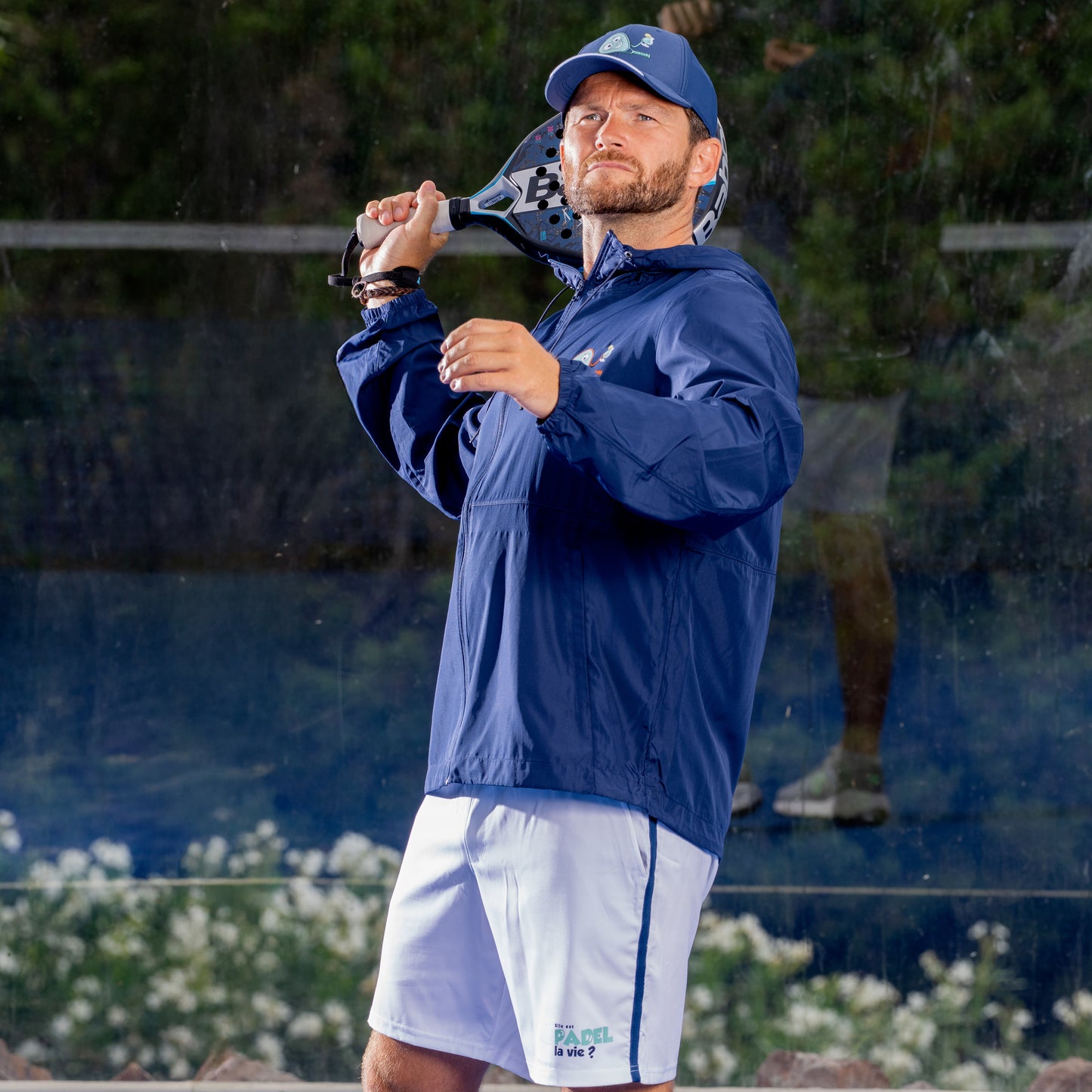 Veste technique Marine – phrase Cœur – Pack Turquoise