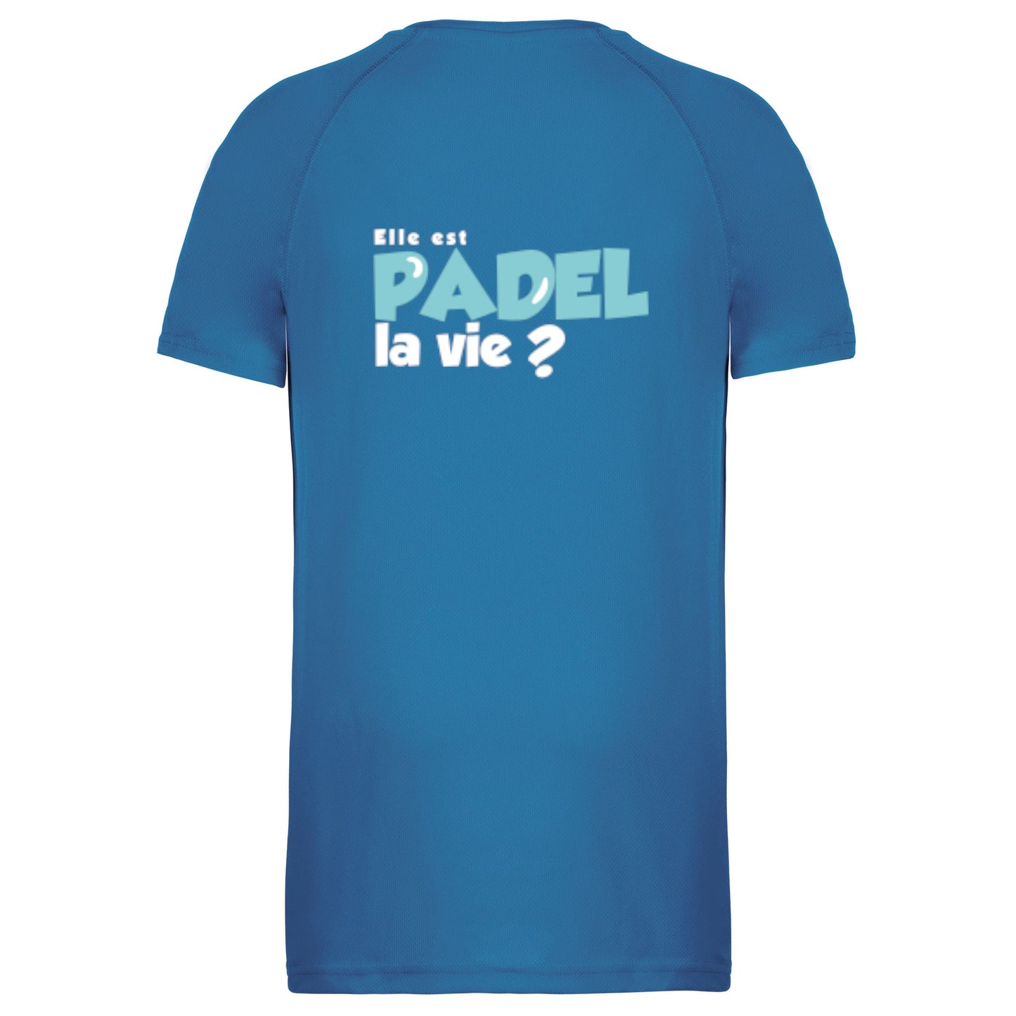 T-shirt Technique Bleu Roi– Logo Cœur – Pack Turquoise