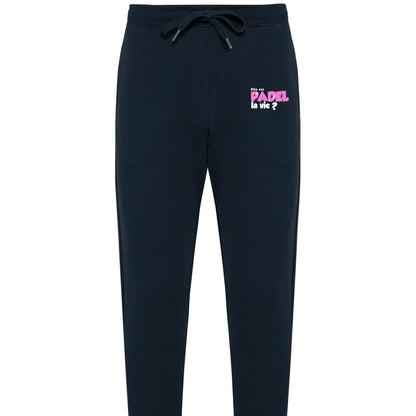 Pantalon de Jogging Noir Pack Marine / Rose