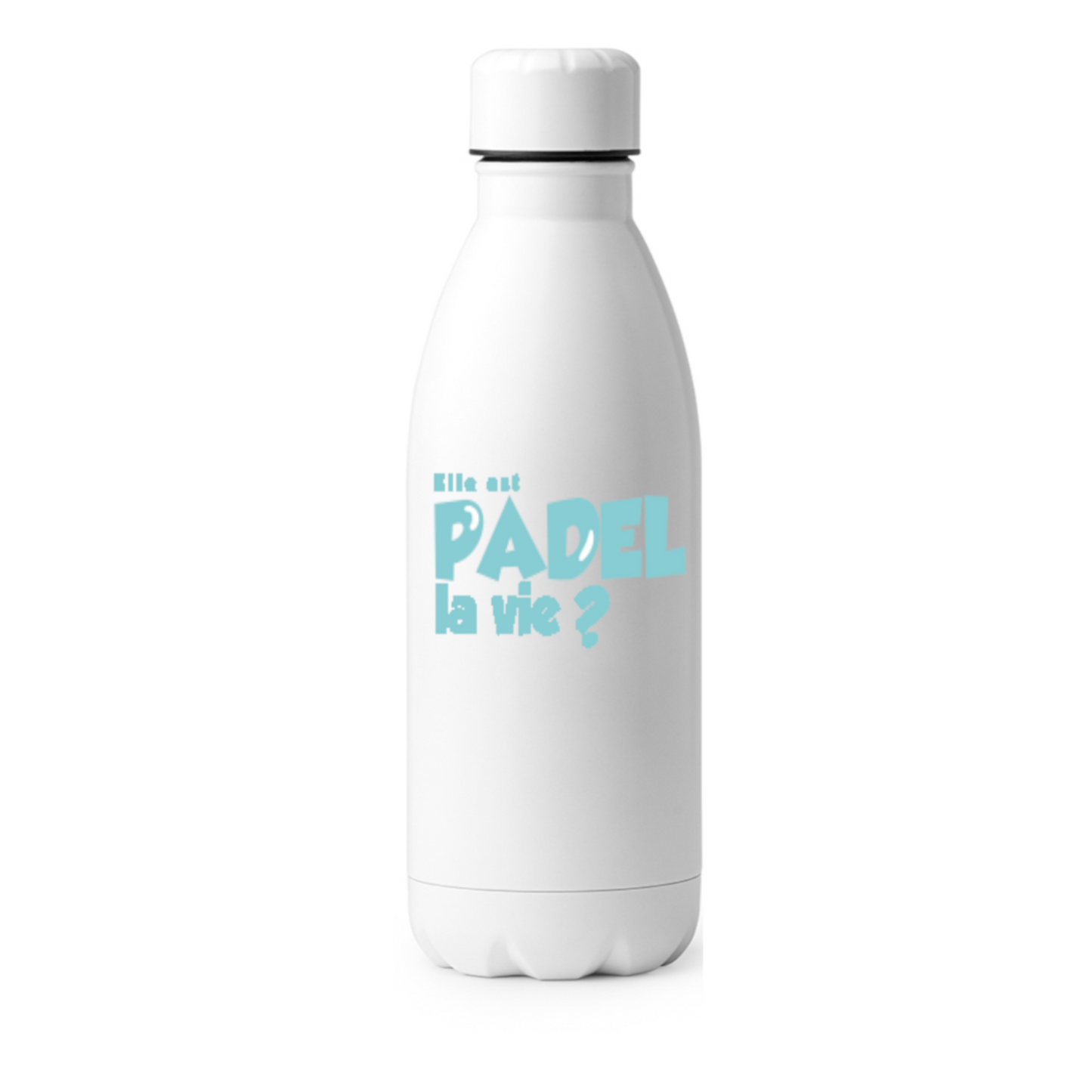 Gourde « Elle est padel la vie ? » – Pack Turquoise
