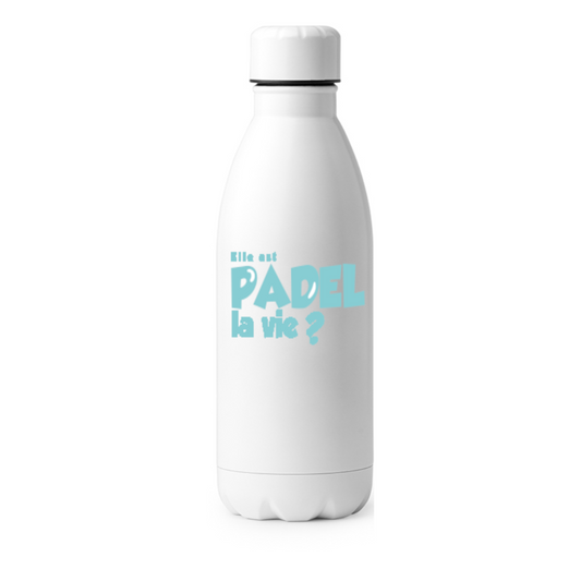 Gourde « Elle est padel la vie ? » – Pack Turquoise