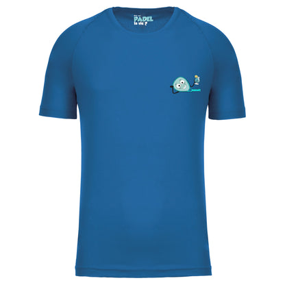 T-shirt Technique Bleu Roi– Logo Cœur – Pack Turquoise