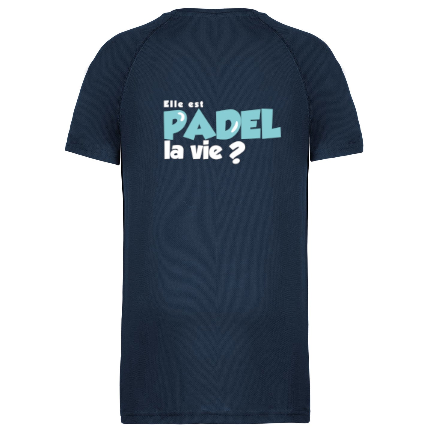 T-shirt Technique Marine – Logo Cœur – Pack Turquoise
