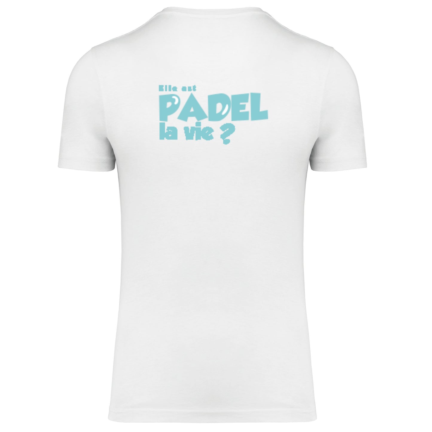 T-shirt Blanc – Logo Cœur – Pack Turquoise