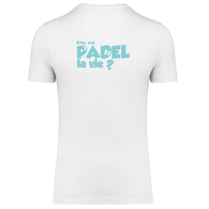 T-shirt Blanc – Logo Cœur – Pack Turquoise