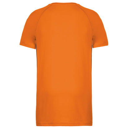 T-shirt Technique Orange – Phrase Cœur – Pack Noir