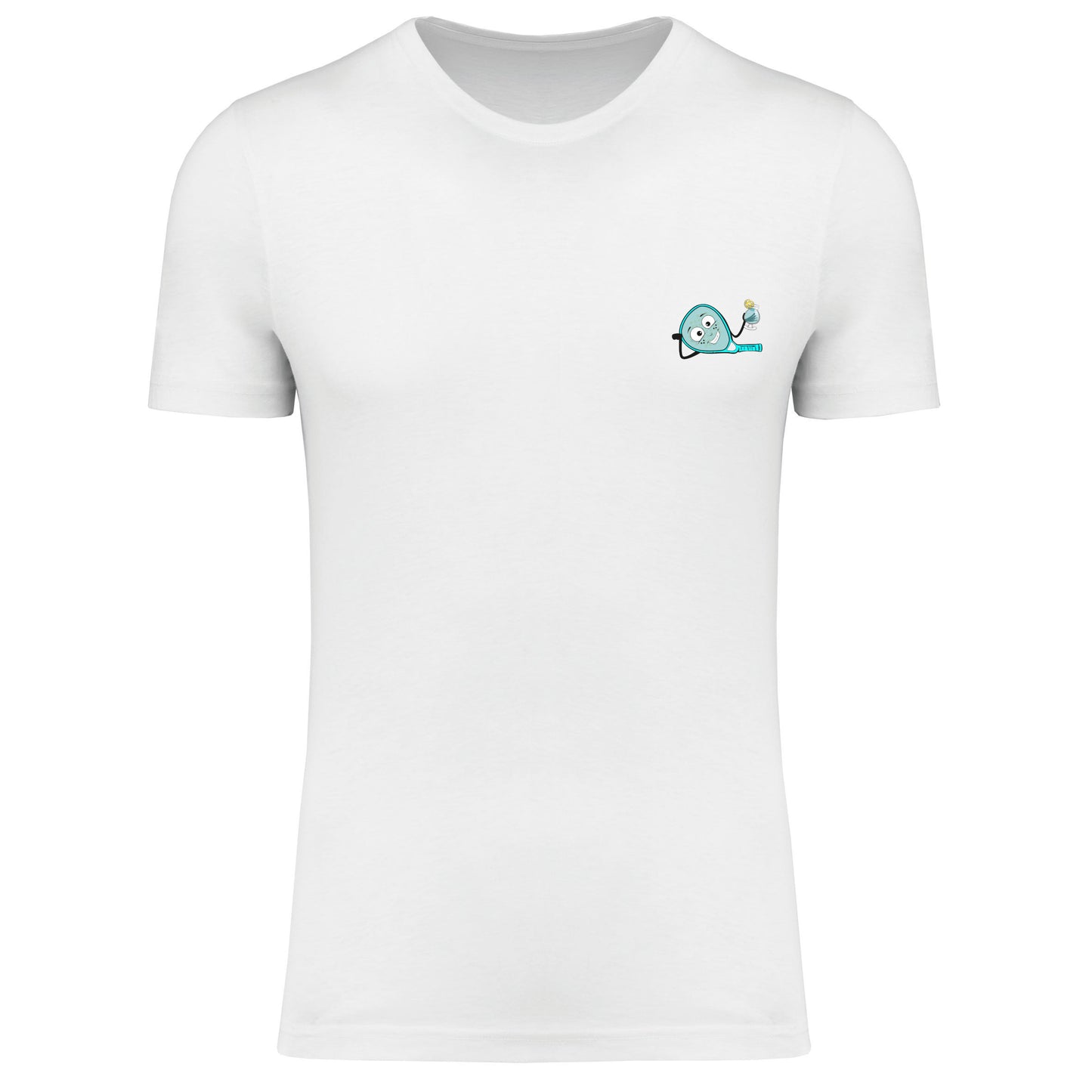 T-shirt Blanc – Logo Cœur – Pack Turquoise