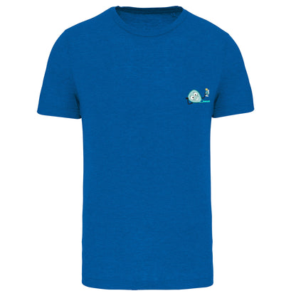 T-shirt Bleu Roi – Logo Cœur – Pack Turquoise