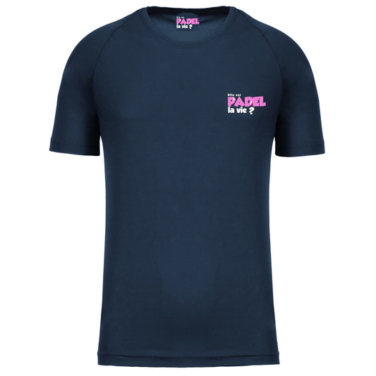 T-shirt Technique W Pack Marine / Rose