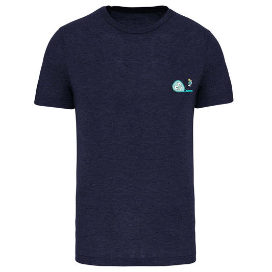 T-shirt Marine – Logo Cœur – Pack Turquoise