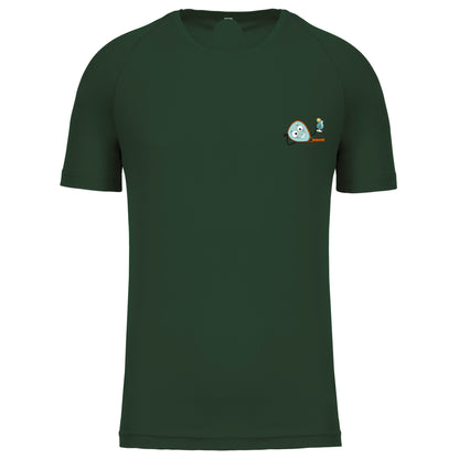 T-shirt Technique – Logo Cœur – Pack Vert