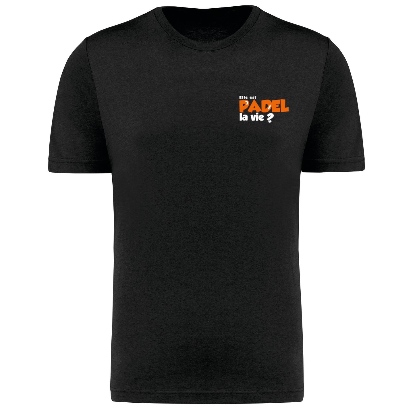 T-shirt – phrase Cœur – Pack Noir