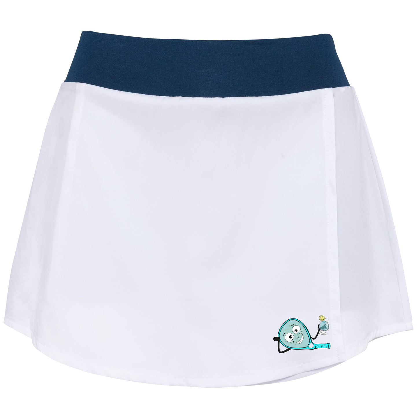 Jupe Blanche – Logo Jambe gauche – Pack Turquoise