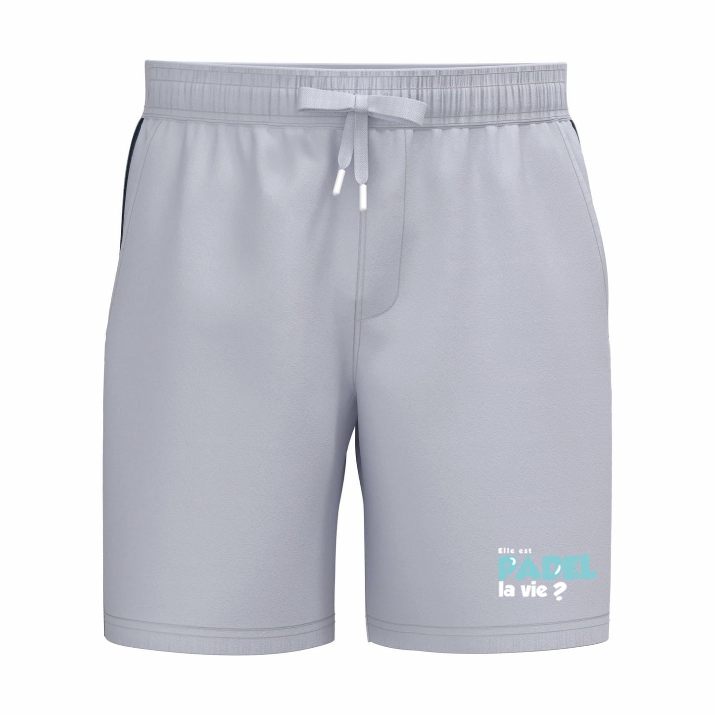 Short Blanc – Phrase Jambe gauche – Pack Turquoise