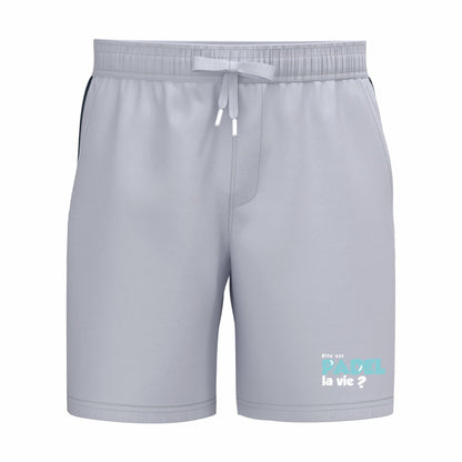 Short Blanc – Phrase Jambe gauche – Pack Turquoise