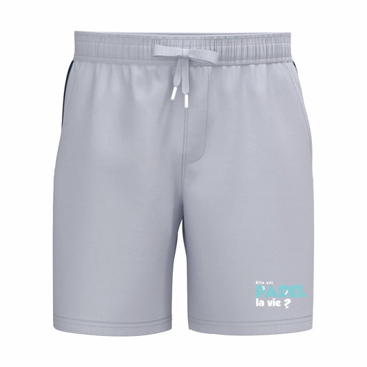 Short Blanc – Phrase Jambe gauche – Pack Turquoise