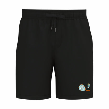 Short Noir – Logo Jambe gauche – Pack Noir