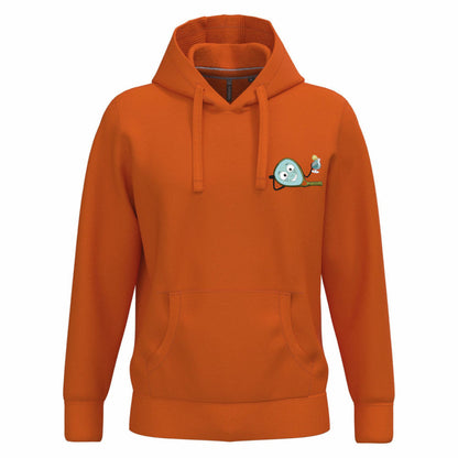 Sweat à capuche Orange – Logo Coeur– Pack Vert