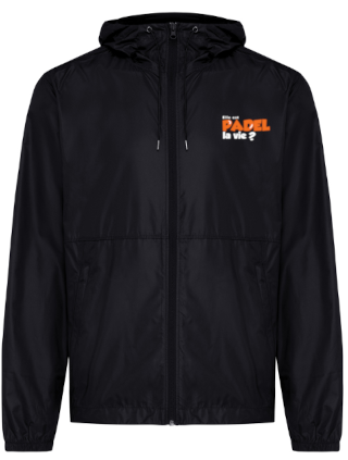 Veste technique Noire – phrase Cœur – Pack Noir